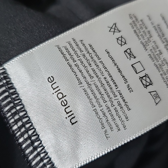 Ninepine High Waist Wide Leg Stretchy Black Pants Size Medium - Picture 6 of 8